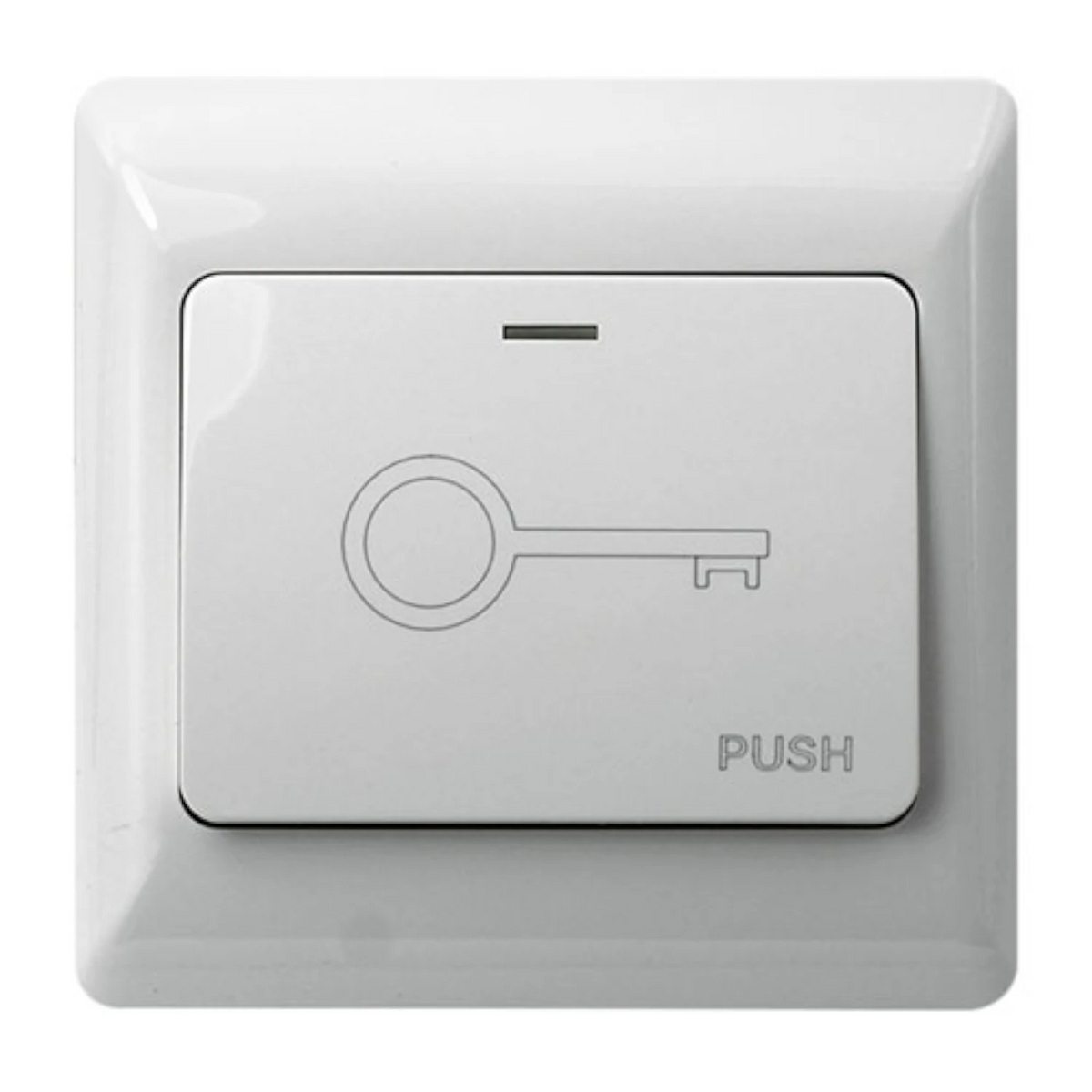 Visionis VIS-7030 – White Wide Push To Exit Button For Access Control NC, COM And NO Outputs, Indoor Only