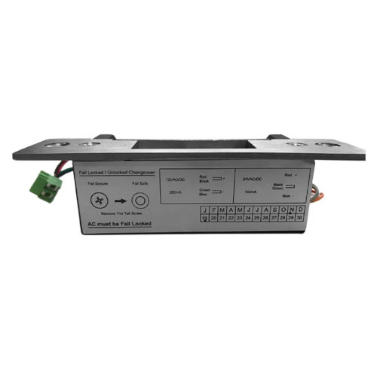 Visionis VIS-EL104-FSESA – 770lbs Electric Door Strike For Wood And Metal Doors 12V Fail Safe Normally Closed And Fail Secure Normally Open Adjustable