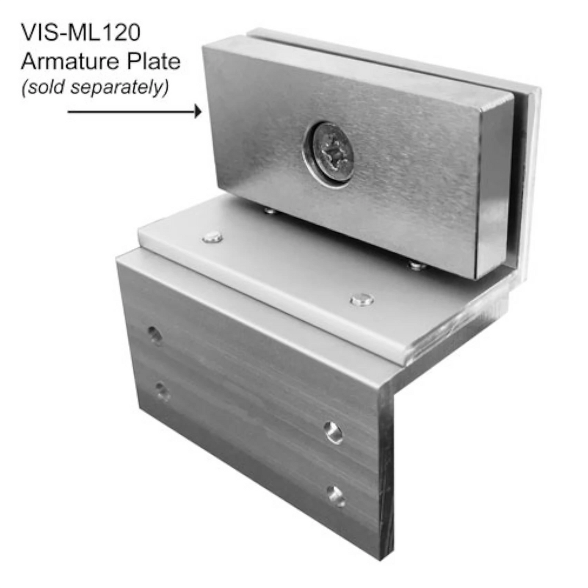 VIS-ZMINI-120 – Z Bracket For 140lbs Electric Maglock For In Swing Door Application