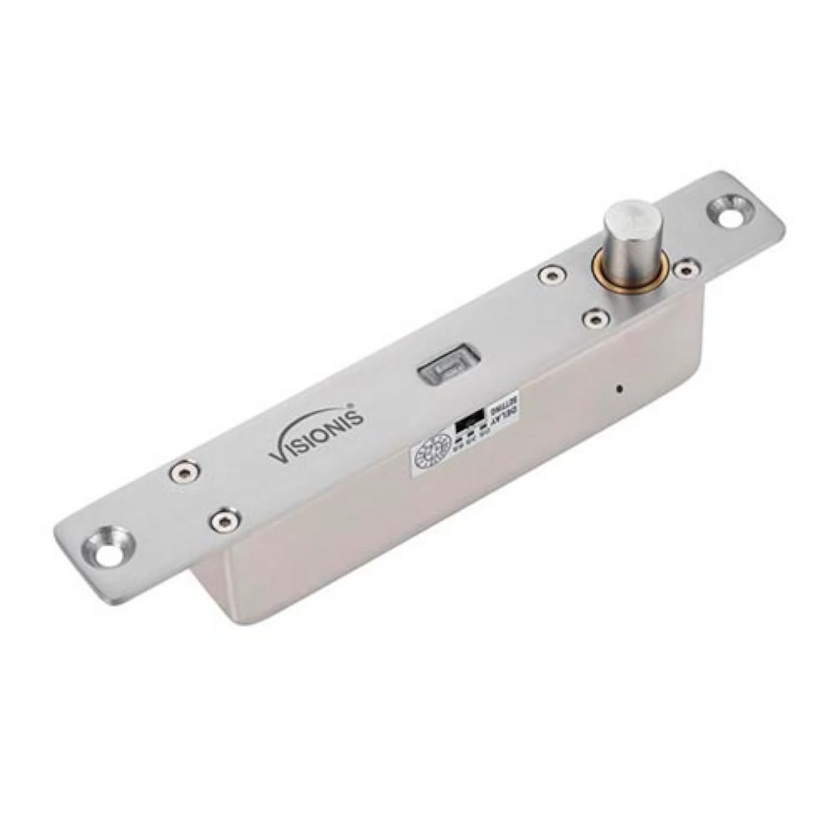 Visionis VIS-DP102-FSE-LED – Electric Drop Bolt Lock 2,600Lbs With LED And Time Delay Fail Secure Normally Open Dead Bolt