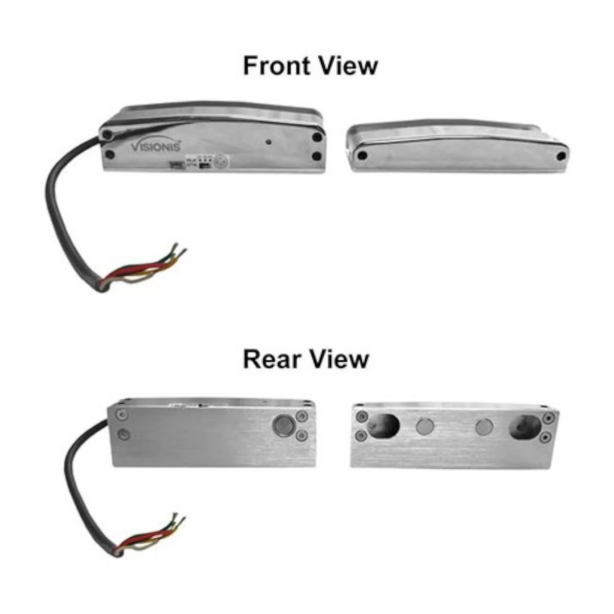 Visionis VIS-DP105GD-FSA-LED – Electric Drop Bolt Lock 1700lbs For Full Glass Door And Glass Frame With LED And Time Delay Fail Safe Normally Closed Deadbolt