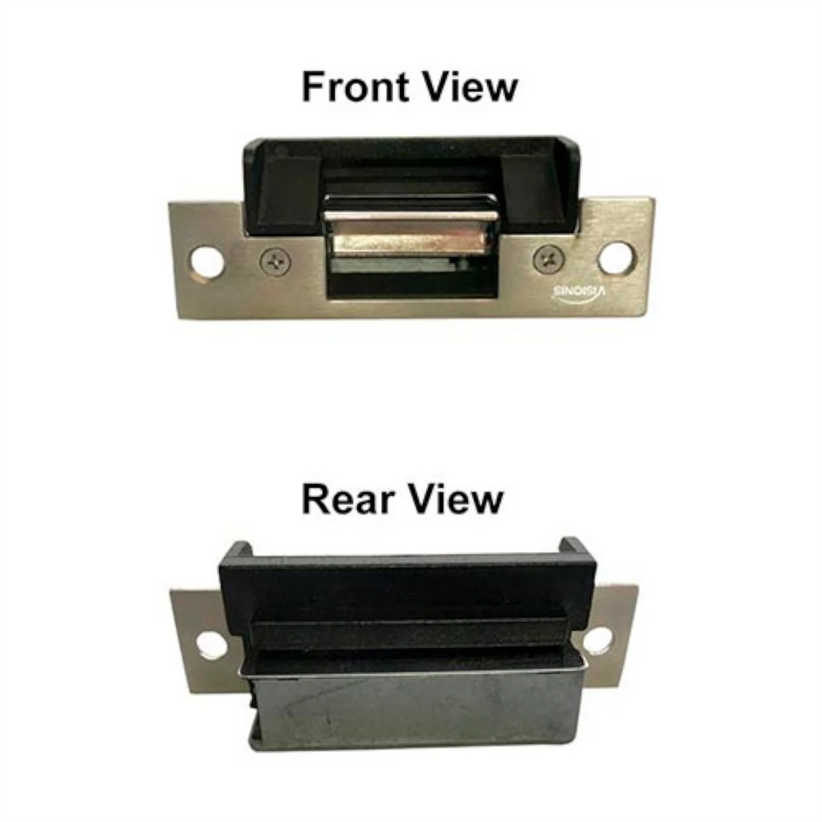Visionis VIS-EL102-FSA – 770lbs Electric Door Strike For Wood And Metal Doors 12V Fail Safe, Normally Closed With Rubber Lining