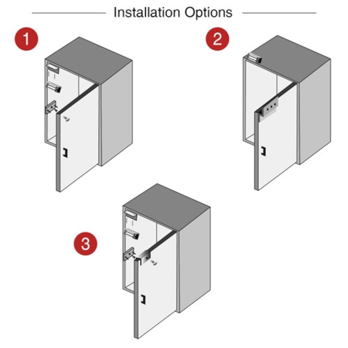 Visionis VIS-ML120 – Small Electric Cabinet And Small Door Maglock 140lbs For Indoor And Outdoor Use Fail Safe Normally Closed 12V