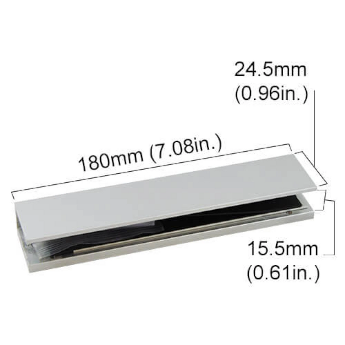 Visionis VS-U1-600 – Bracket For 600lb Electromagnetic Lock For Glass Doors