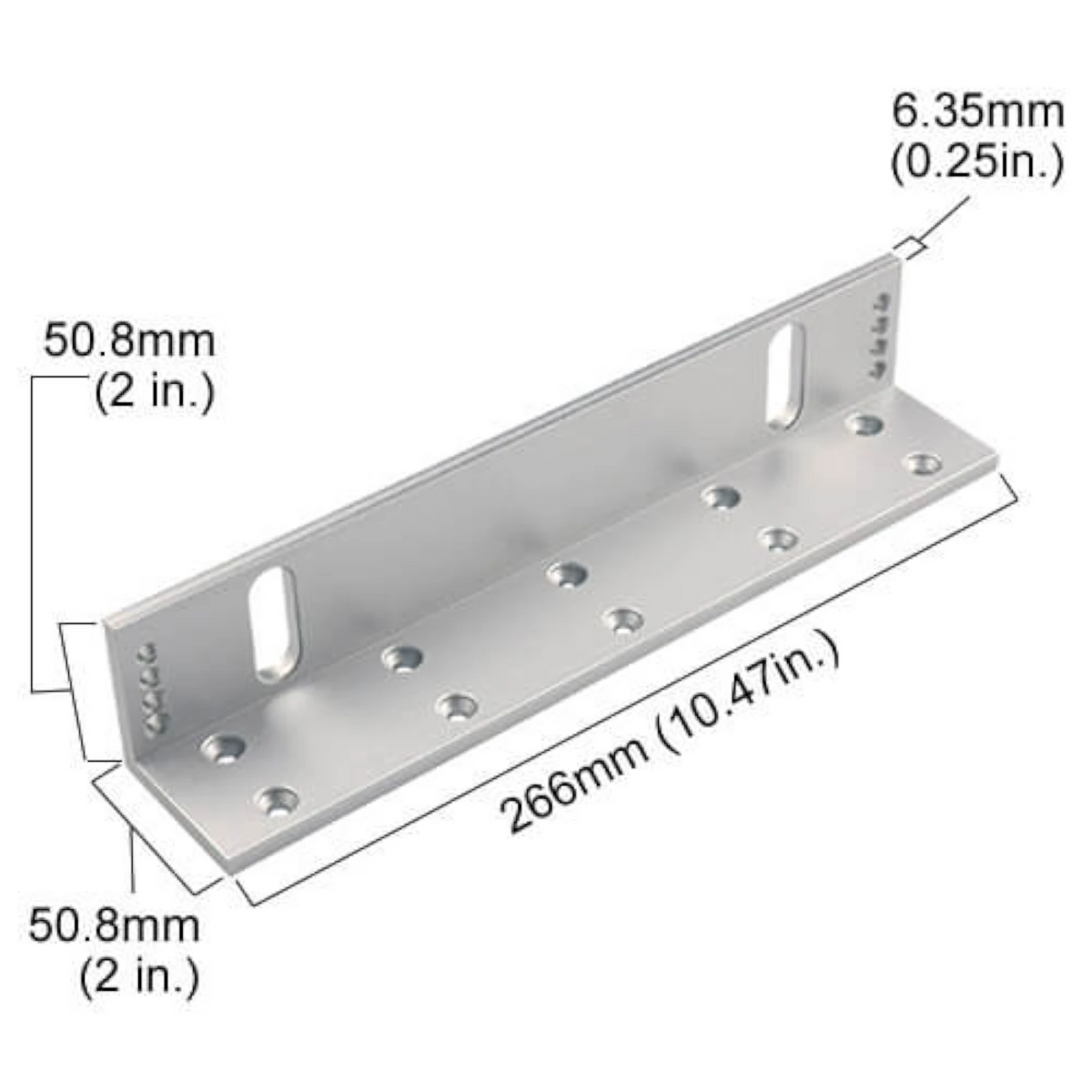 Visionis VS-VISLS1200 – LS Bracket 1200lbs VIS-ML1200LED Maglock For Outswinging Narrow Door