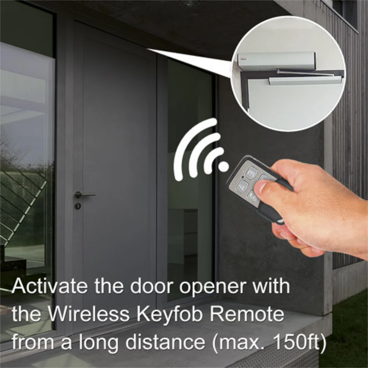 Remote Key Fob Wireless Visionis VIS-8016 – For Automatic Door Opener