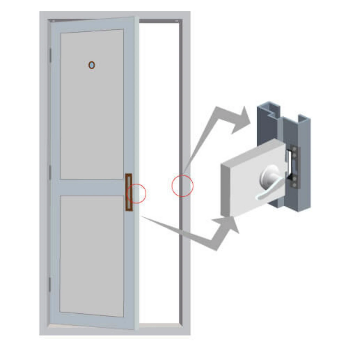 Visionis VIS-EL101-FSA – 770lbs Stainless Steel Electric Door Strike For Wood And Metal Doors 12V Fail Safe Normally Closed