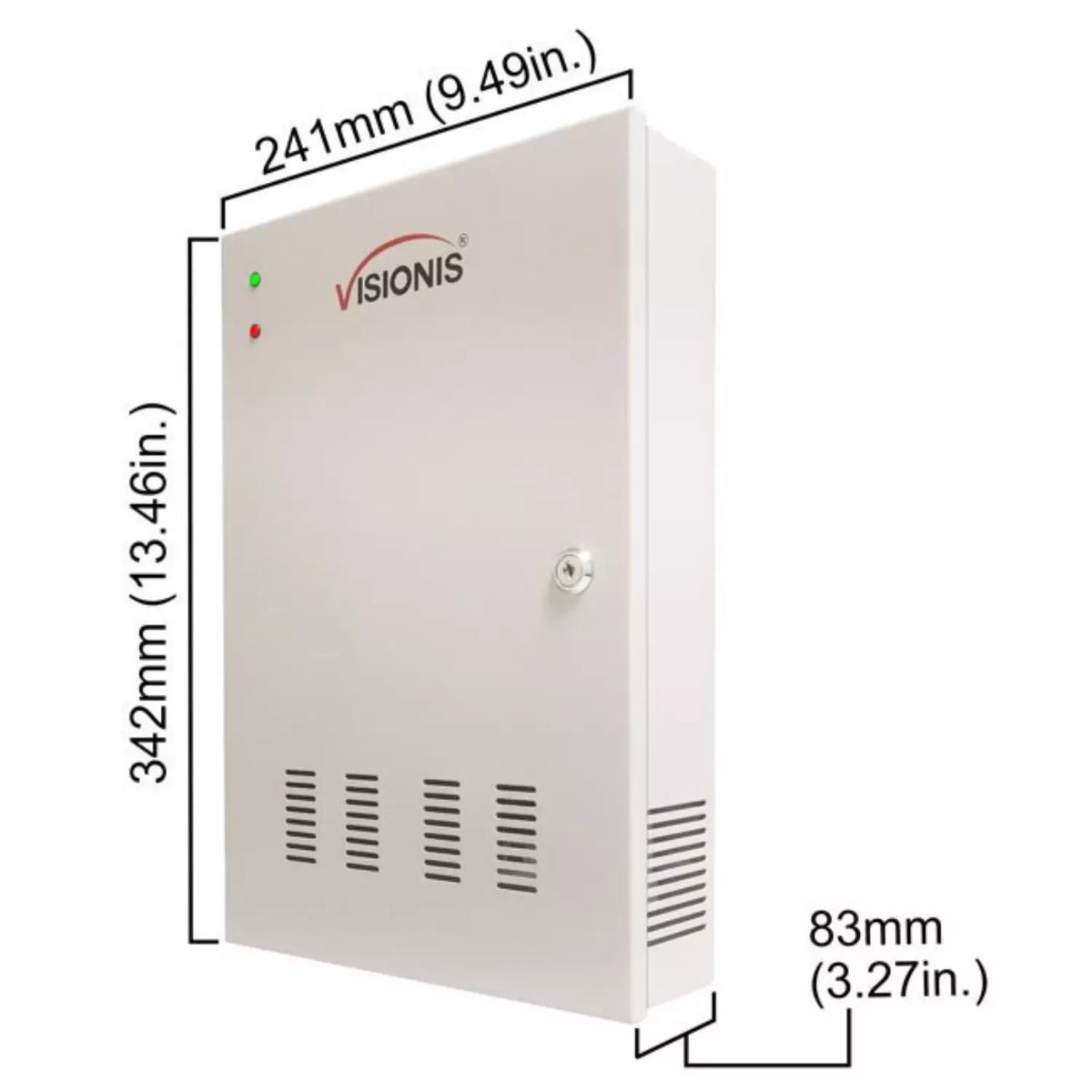 Visionis VS-AXESS-4D-ETL (Version 2.0) – Four Doors + Network Access Control Panel + Controller Board With Cabinet + TCP IP + Wiegand With Desktop Software + Power Supply + 20,000 Users, 70,000 Records