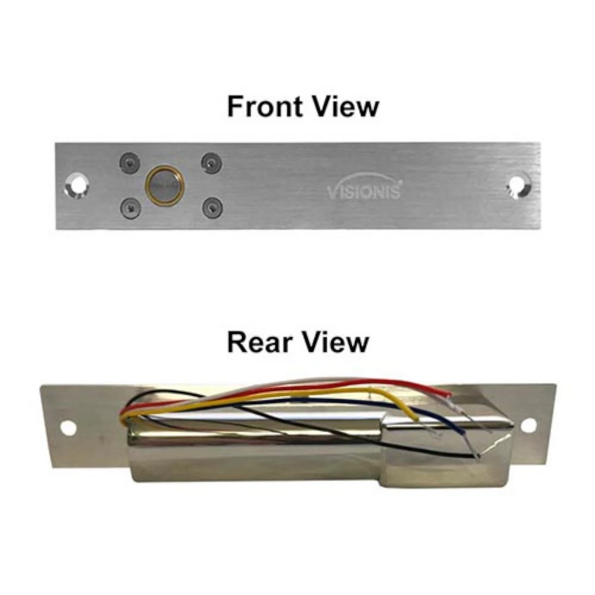 Visionis VIS-DP100-FSA Electric Drop Bolt Lock 1700lbs Dead Bolt With Time Delay Fail Safe Normally Closed