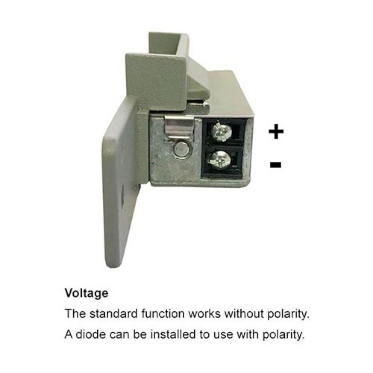 Visionis VIS-EL100-FSE – 770lbs Stainless Steel Electric Door Strike For Wood And Metal Doors 12V Fail Secure Normally Open