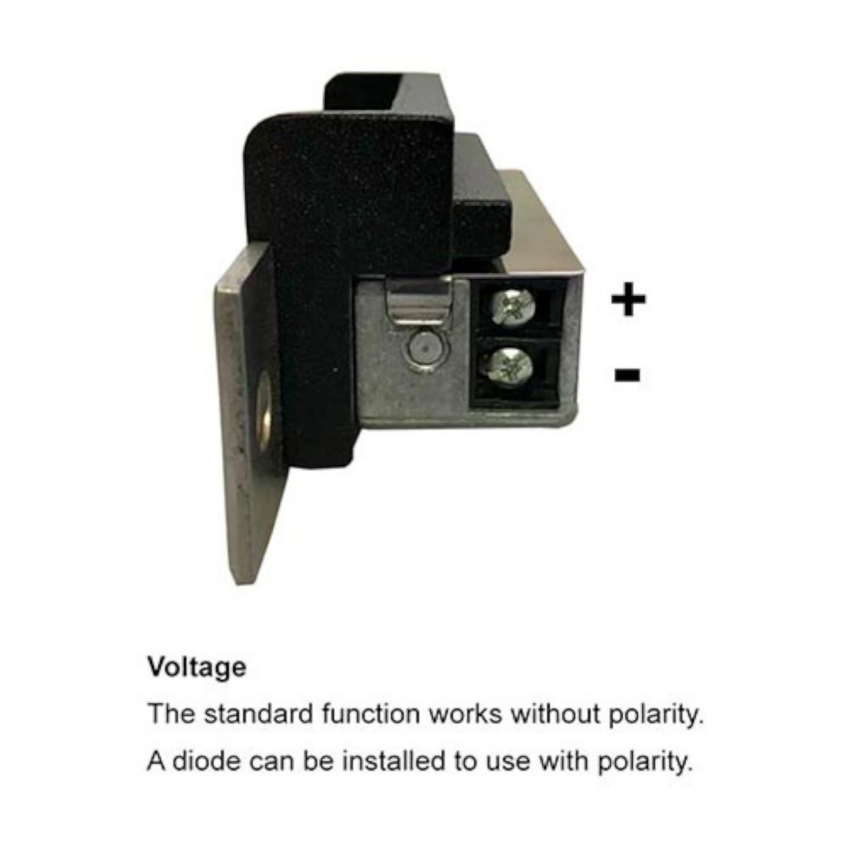 Visionis VIS-EL102-FSA – 770lbs Electric Door Strike For Wood And Metal Doors 12V Fail Safe, Normally Closed With Rubber Lining