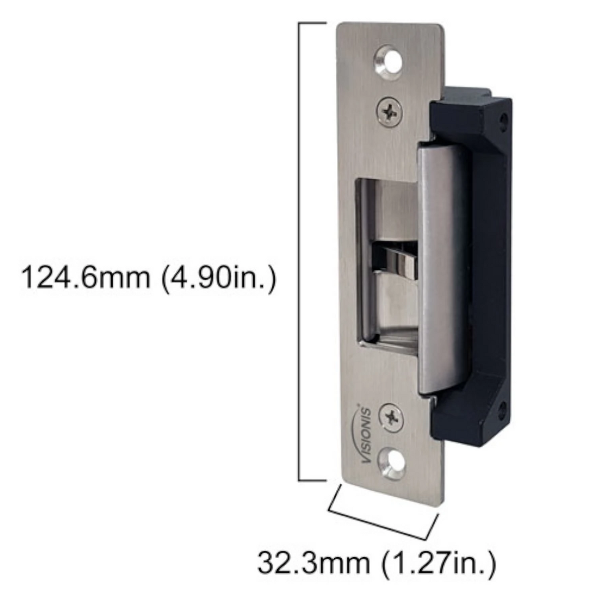Visionis VIS-EL104-FSESA – 770lbs Electric Door Strike For Wood And Metal Doors 12V Fail Safe Normally Closed And Fail Secure Normally Open Adjustable