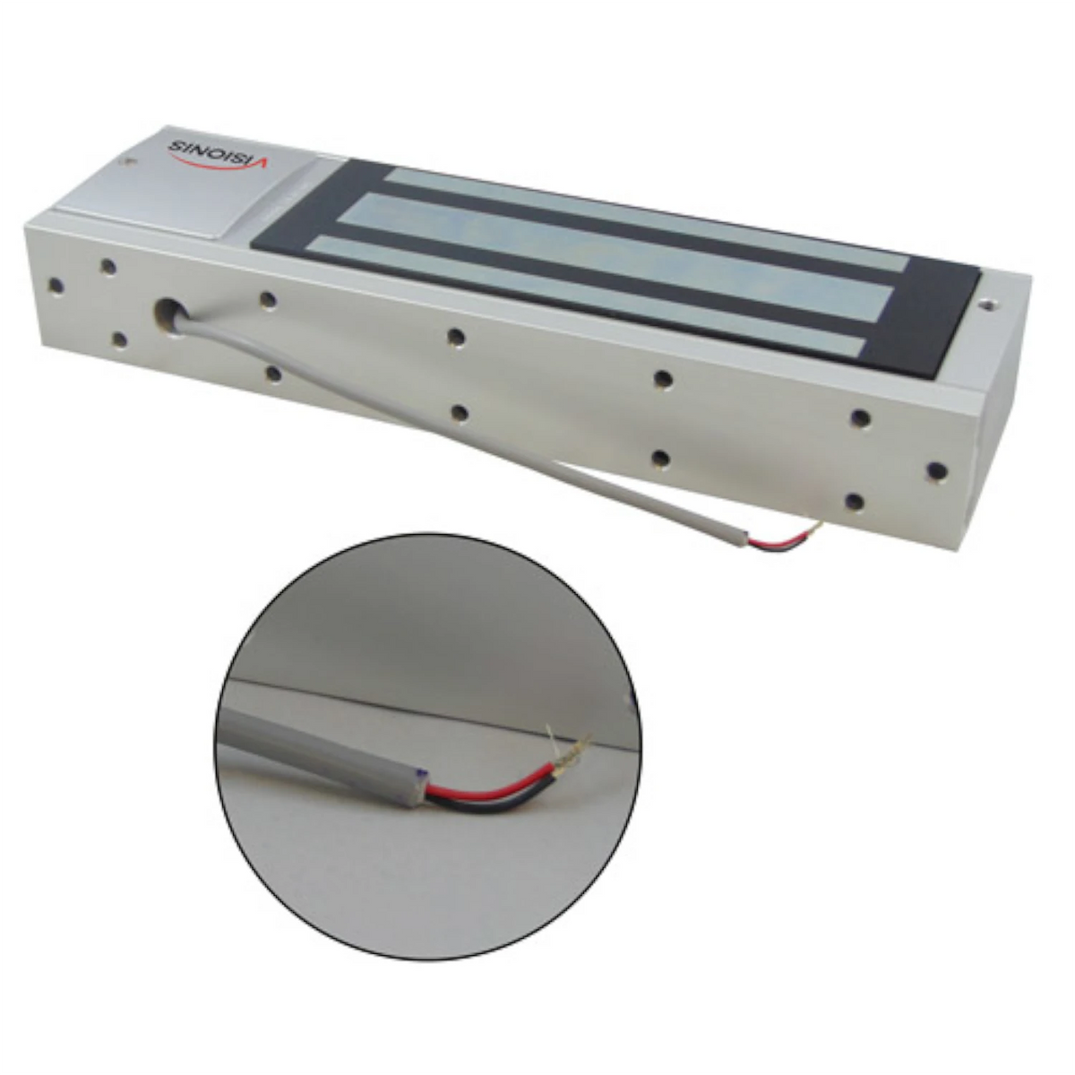 VIS-ML1200LED – 1200lb Indoor Electromagnetic Lock With LED Sensor